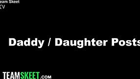 Stepdad's Massive Cock Pounds Stepdaughter's Tight Virgin Pussy For First Time!