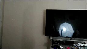 oh man... playin video games but this big ass blonde milf in miniskirt wants bareback sex now??