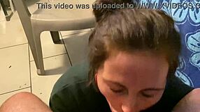 Monster cock explodes in hotel wife's mouth!