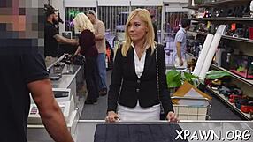 Hey this bimbo slut gets fucked so nasty