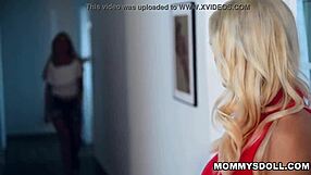 rebellious lana sharapova gets punished hard by smoking hot step-moms kenzie taylor and kit mercer spanking her bare ass red!