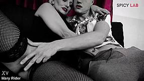 A cougar takes big cock for intense bedroom pounding session