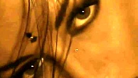 Exotic Asian Babe Strips Naked by Sensual Fire Teasing Curves