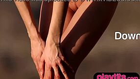 petite latvian cougar strips big tits blonde milf gets fully naked!