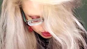 cuckolding your sissy bitch in glasses with femdom jerk off instructions fantasy