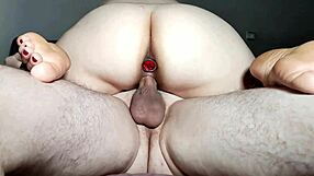 stepsis, feel this cock stretching your big ass with the anal plug inside?