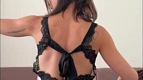 does sexy milf cassiemua's raw pussy fingering under her skirt make you throb?