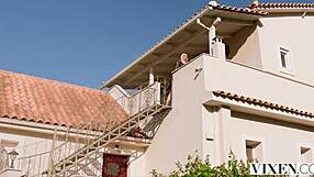 VIXEN BLONDE ASHBY WINTER STEALS AWAY FROM WEDDING FOR MARRIED MAN'S COCK DEEPTHROAT RIDE!