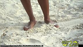 hey giggles, your bare feet getting all sandy on that beach tickles me just right