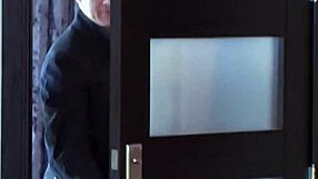 check out this classy brunette milf fingering her shaved pussy in retro swing orgy