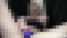 oh god, your chastity cage locks in now... this bdsm nightmare's only starting!