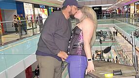 we fuck hard in public mall corset jeans ripped anal creampie squirting everyone watches homemade