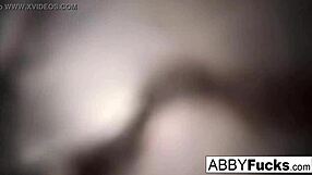 A Musical Tease of a Photo Shoot with Abigail Mac's Big Tits and Pussy