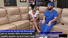 yo dr tampa my neighbor alix avery first gyno exam fingering shaved pussy closeup