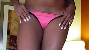 Young Babysitter Teases with Panties and Striptease Rip
