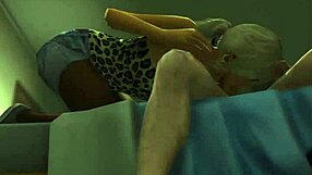 college babe rides cowgirl then bends over doggystyle in dorm. gta 5 game sex with hard fucking action.