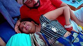 Juicy Indian housewife moans through romantic bedroom blowjob and pussy fuck?