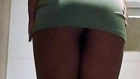 hey watch me flash my pregnant tits in the shopping mall bathroom...