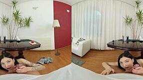 sexy czech brunette in lingerie rides pov anal creampie after deep pussy handjob piercing tease