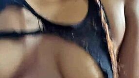 husband couldn't resist making hairy wife sit on his face for wild licking