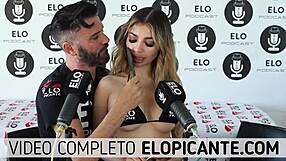 elo spanks veve valencia hard with paddle on podcast