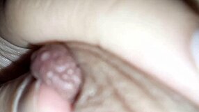 Brunette's tits pour fresh nipple latte