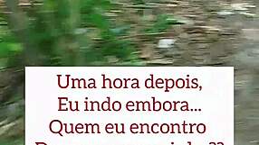 Brazilian Black Teen Ditched Girlfriend For Beach Trail Doggystyle Bent Over With African Macho