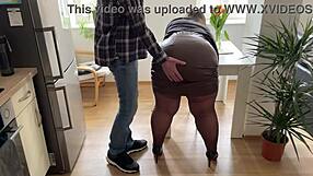 oh my beloved son-in-law plz jerk off on my huge fat ass in pantyhose i need your hot cum now