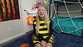 step sis kallie taylor begs bro for her candy cock in taboo ride??