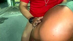 Esposa screams wild getting fucked hard by stranger outdoors!!