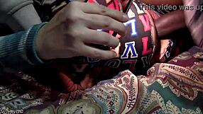 Stepsister's tight wet pussy milks college friend's cum down her ass!!