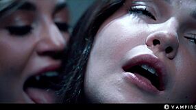 lesbian vampire blake blossom fingers mesmerized slave rissa may's wet pussy 👅💦 halloween femdom domination