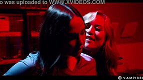 lesbian vampire blake blossom fingers mesmerized slave rissa may's wet pussy 👅💦 halloween femdom domination