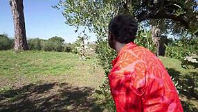 discover margot la profumosa's chained assfucking by big black cock creampie deepthroat swallow