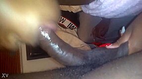 Ghetto Hood Chick Sucks Wet Massive Cock Deep