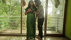 desi couple kisses softly and shares tender amateur moments