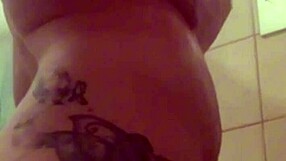 i'm enjoying my steamy shower time fun fingering outdoors with neighbors