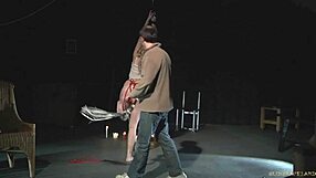 How Does This Tied-Up BDSM Teen Take Her Kinky Ass Spanking Punishment?