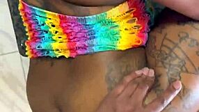 Hawt Big Booty Ebony Bitch Bareback Creampied Doggystyle Missionary Rough