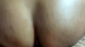 husband couldn't resist making hairy wife sit on his face for wild licking