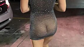 Cuckold Wife Caught Sucking at Gloryhole in Public Car