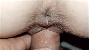Intimate Close-Up of Amateur Milf's Homemade Anal Assfucking in POV