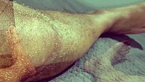 guy jerks hard cock with moans leading to massive solo cumshot orgasm