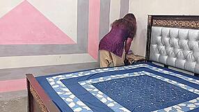 Indian Wife's Bedroom Fuck Removes All Her Dusting Fatigue Roughly