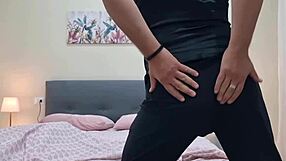 strappo panties then cum in mouth with spit slaps on hard cock