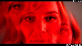 lesbian vampire blake blossom fingers mesmerized slave rissa may's wet pussy 👅💦 halloween femdom domination