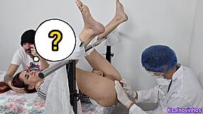 Doctor Fucks Housewife Pussy While Cuck Hubby Watches