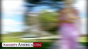 horny fit blonde bree brooks seduces hunk on morning run