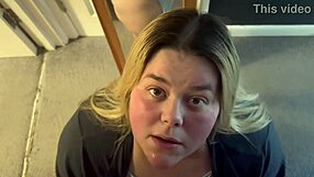 i trace the alphabet on her big natural tits before fucking the chubby latina milf.