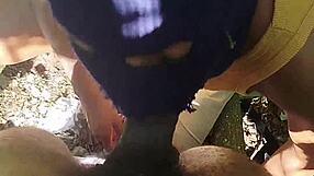 Brazilian Black Teen Ditched Girlfriend For Beach Trail Doggystyle Bent Over With African Macho